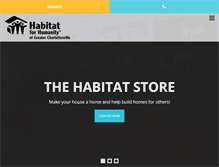 Tablet Screenshot of cvillehabitatstore.org